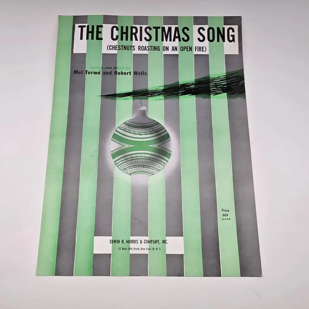 Vintage The Christmas Song Chestnuts Roasting Sheet Music Mel Tormé 1946